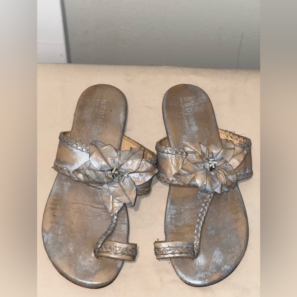 Bed Stu washed blue sandal (runs small)